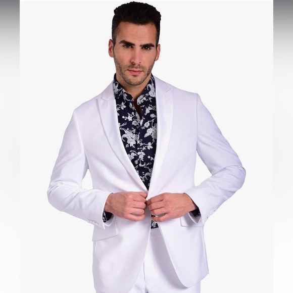 NWT Men's Satin Lapel Tuxedo Separates Jacket Formal Coat